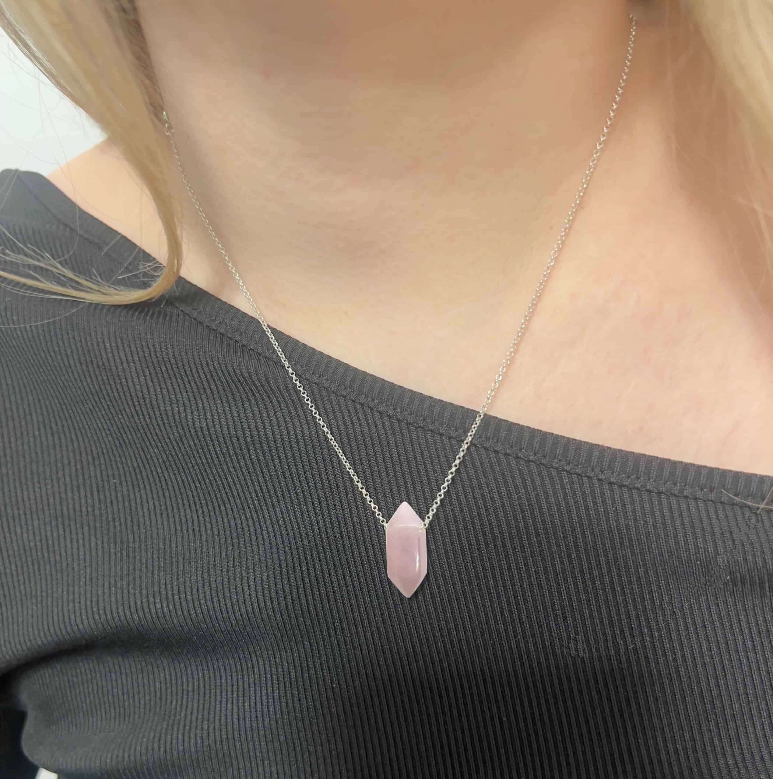 naturalny kwarc srebro 925