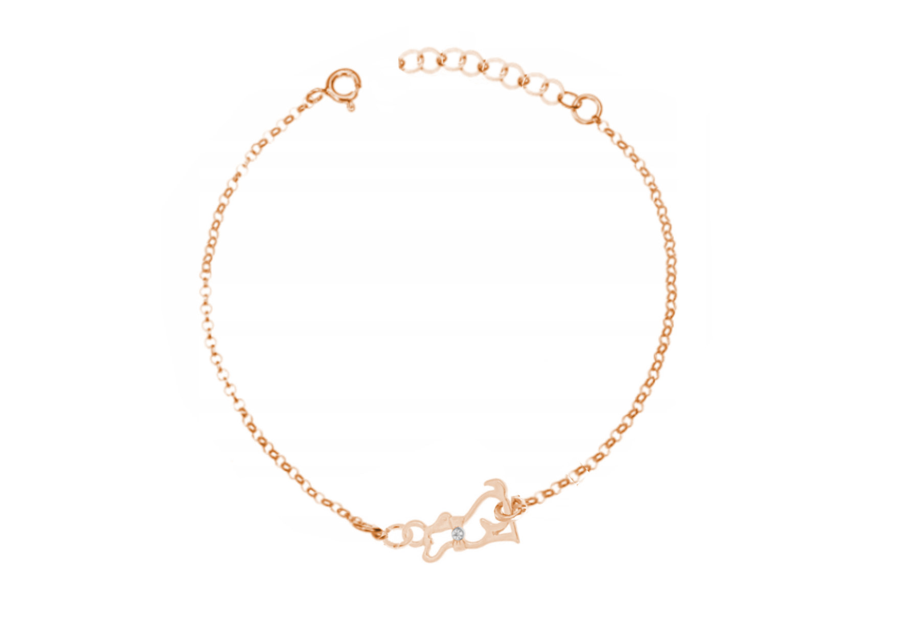 piesek z kryształem