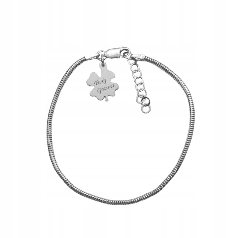 Bransoletka modułowa koniczynka