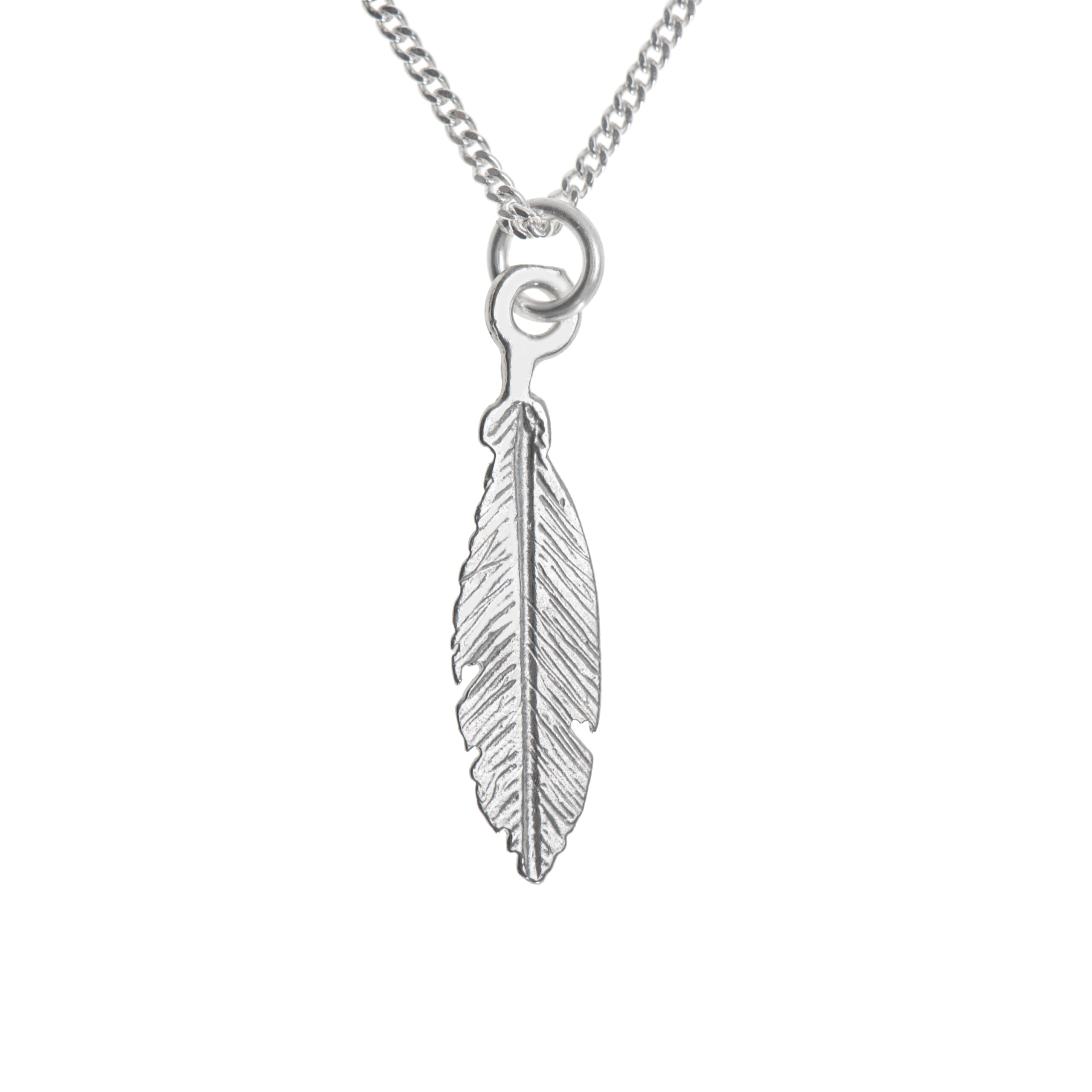 Naszyjnik z piórem wykonany z najwyższej jakości srebra próby 925 i pozłacany 18k złotem. Idealny prezent dla Każdego! Szybka wysyłka!