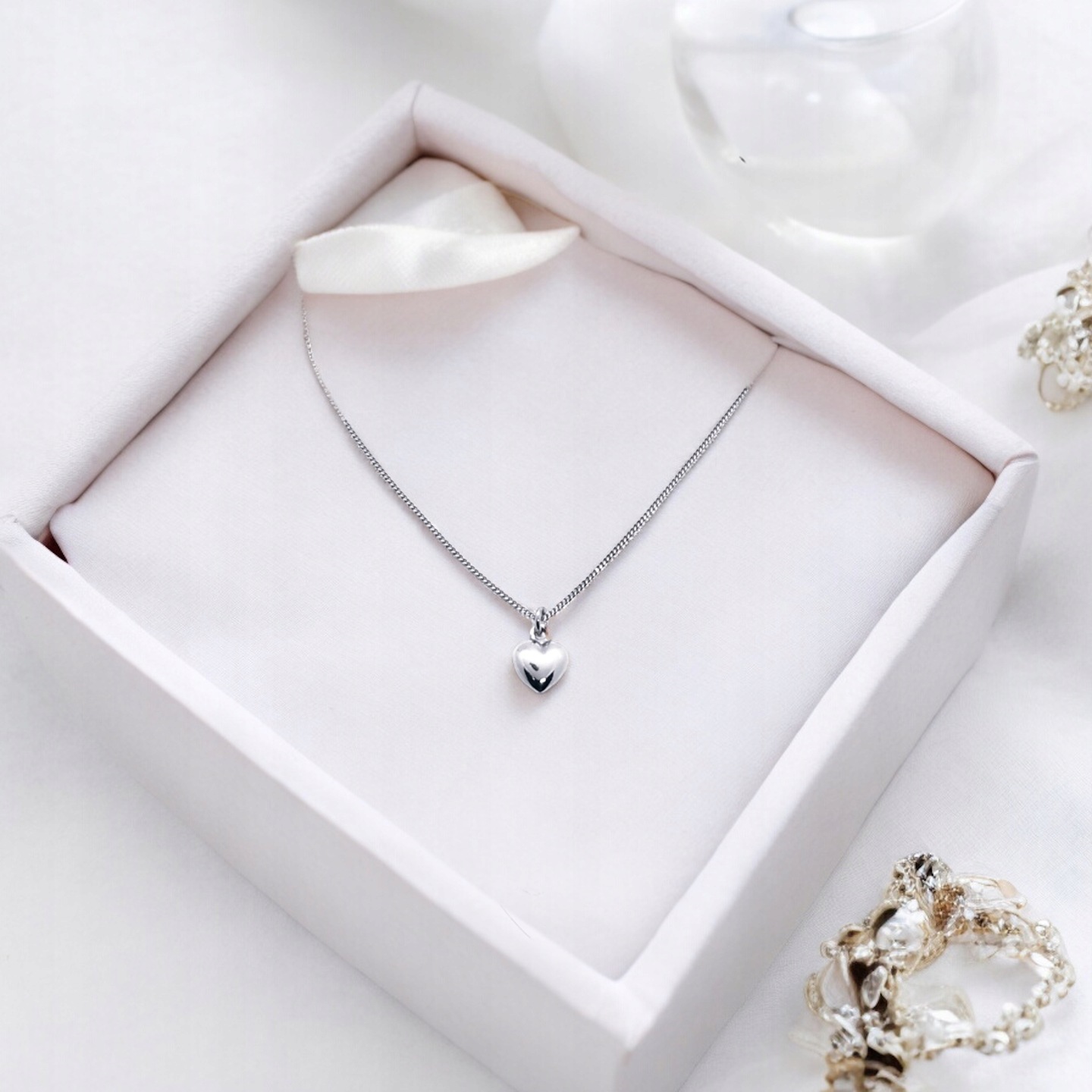 NASZYJNIK MAŁE SERCE ODLEW 925