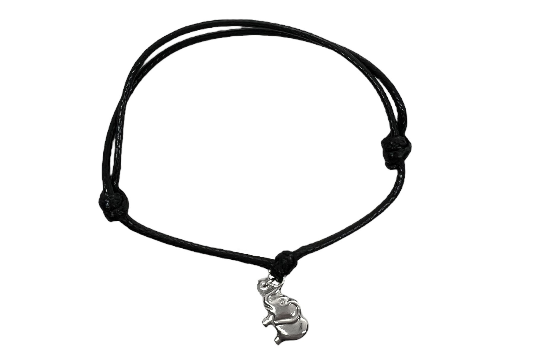 sznurkowa bransoletka słonik