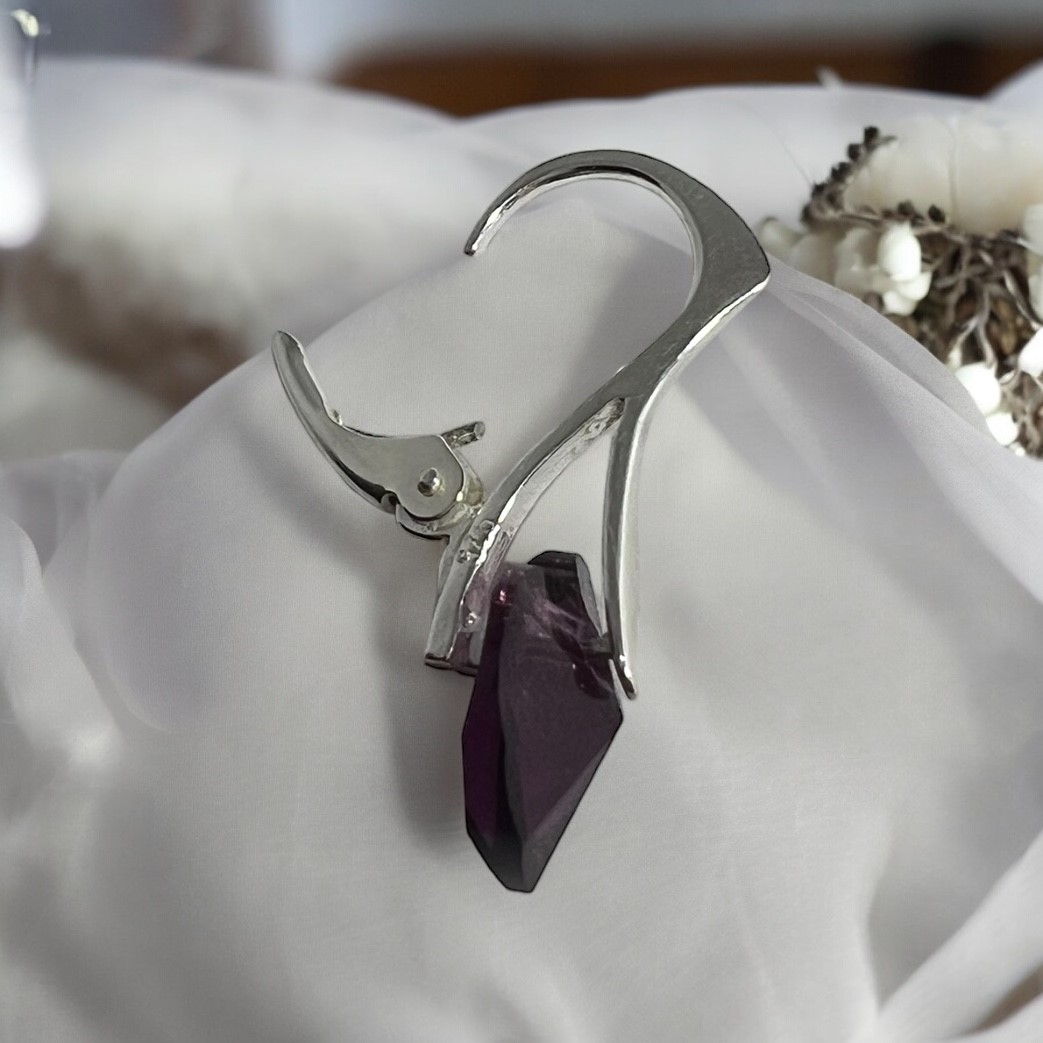 Swarovski kolczyki serca 925