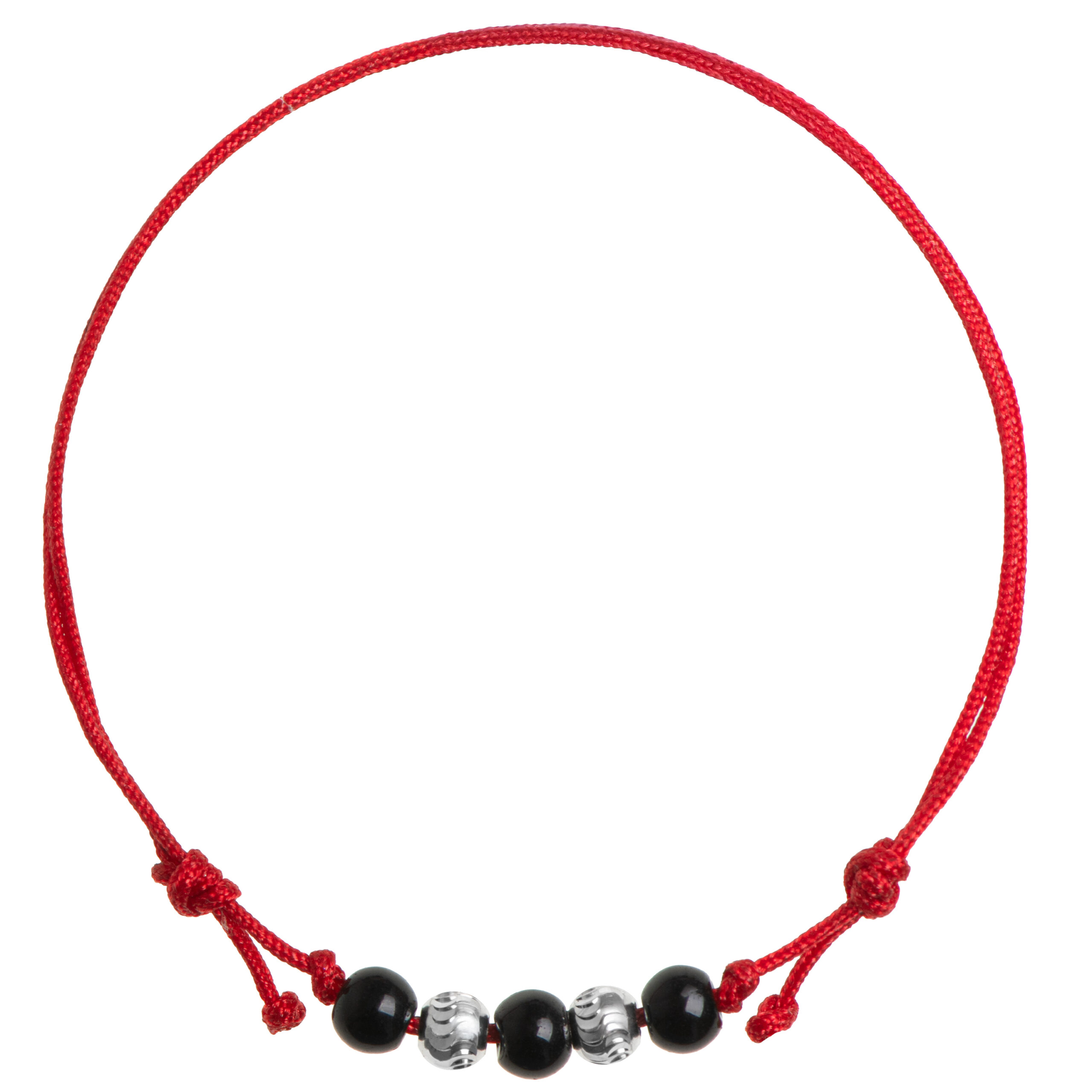 Bransoletka srebrna onyks 6mm srebro 925